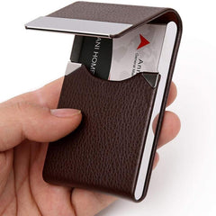 Slim Metal Pocket Card Holder Magnetic Buckle