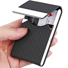 Slim Metal Pocket Card Holder Magnetic Buckle