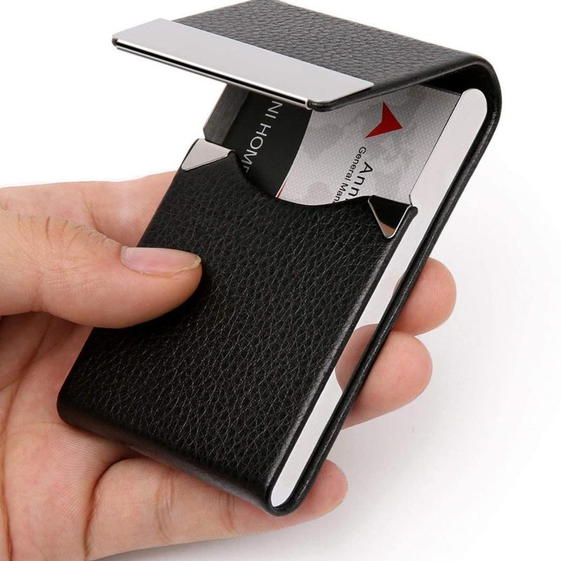 Slim Metal Pocket Card Holder Magnetic Buckle