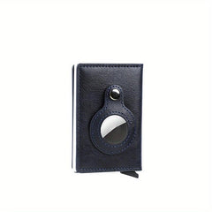 Men's RFID Blocking Card Holder With AirTag Holder Slim