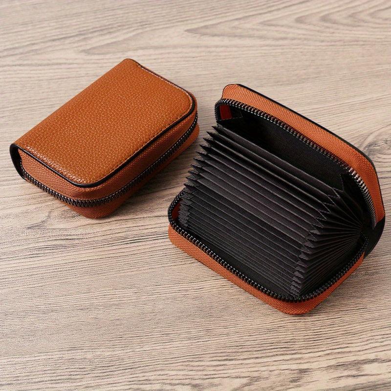PU Leather Credit Card Storage Bag Casual Card Holder