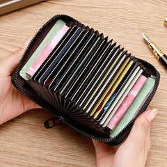 PU Leather Credit Card Storage Bag Casual Card Holder