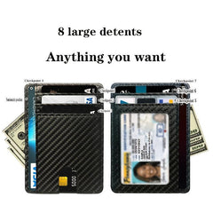 Anti magnetic RFID Card Holder Portable PU Leather Credit Card Holder