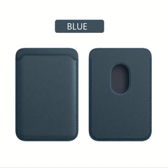 Leather Phone Magnetic Wallet Card Holder For iPhone 15 14 13 12 Mini Pro Max