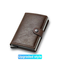 Men's Rfid Blocking Card Holder Small Wallet