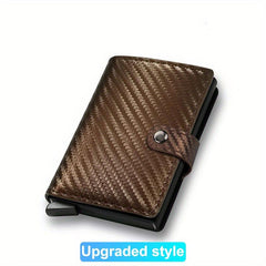 Men's Rfid Blocking Card Holder Small Wallet