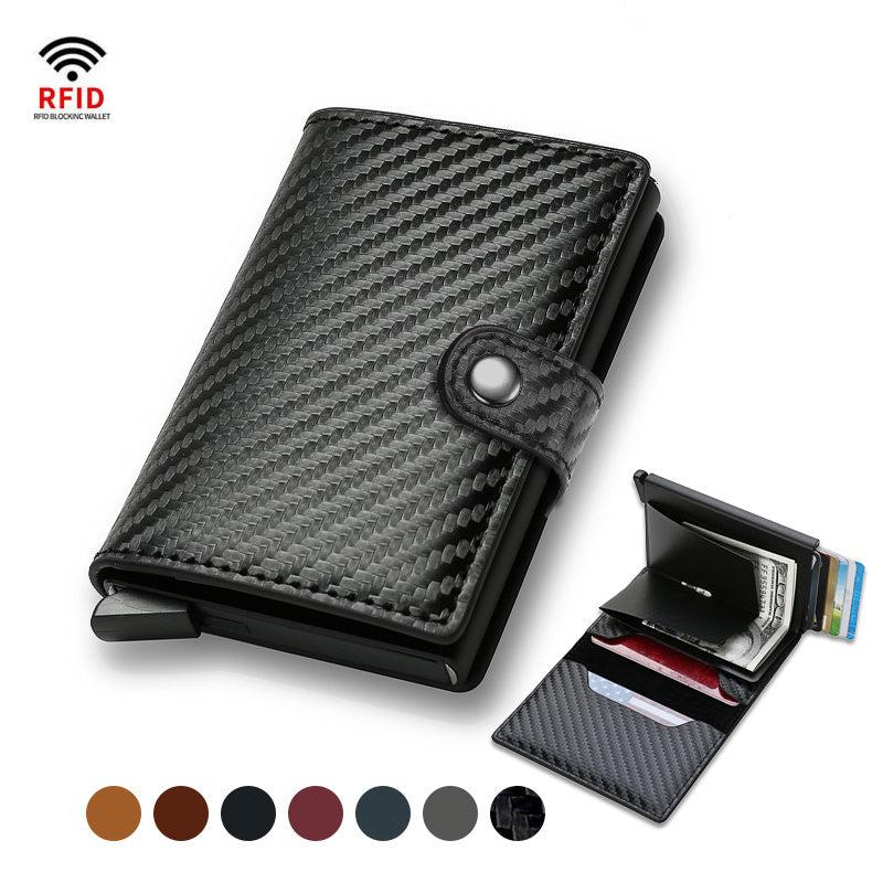 Men's Rfid Blocking Card Holder Small Wallet