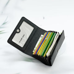 Men's Business Card Bag Large Capacity Credit Bank ID Coin Purse