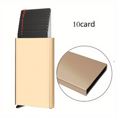 Anti Theft ID Credit Card Holder Aluminium Metal Wallet Pocket Case