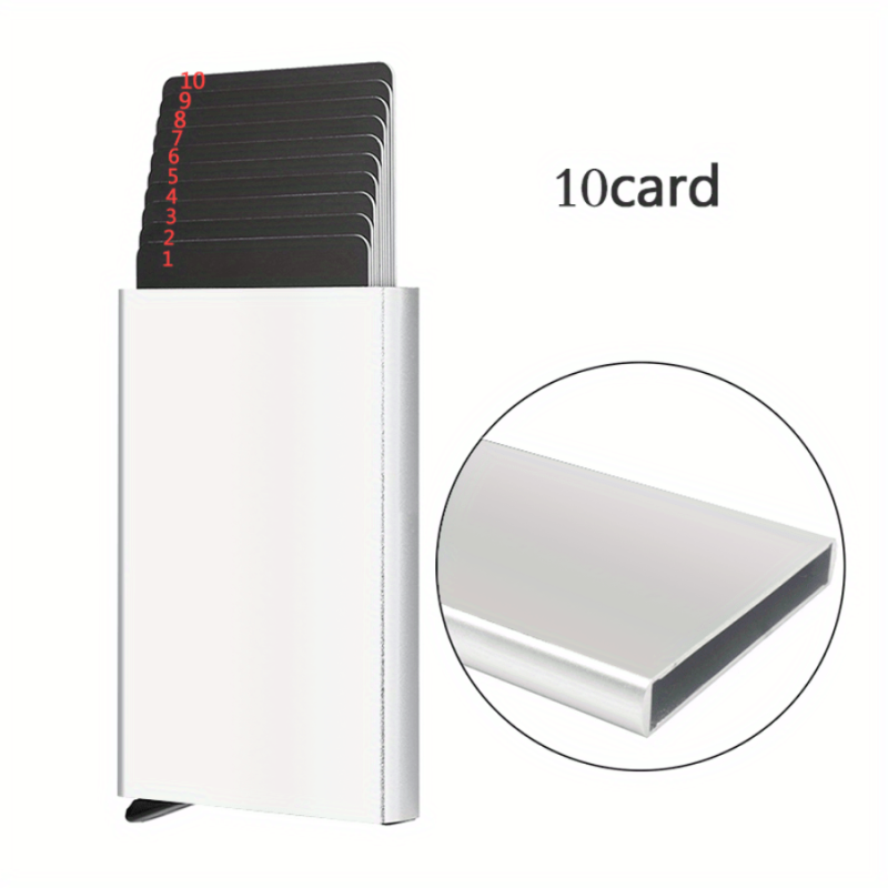 Anti Theft ID Credit Card Holder Aluminium Metal Wallet Pocket Case