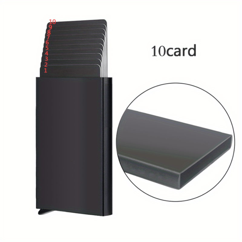 Anti Theft ID Credit Card Holder Aluminium Metal Wallet Pocket Case