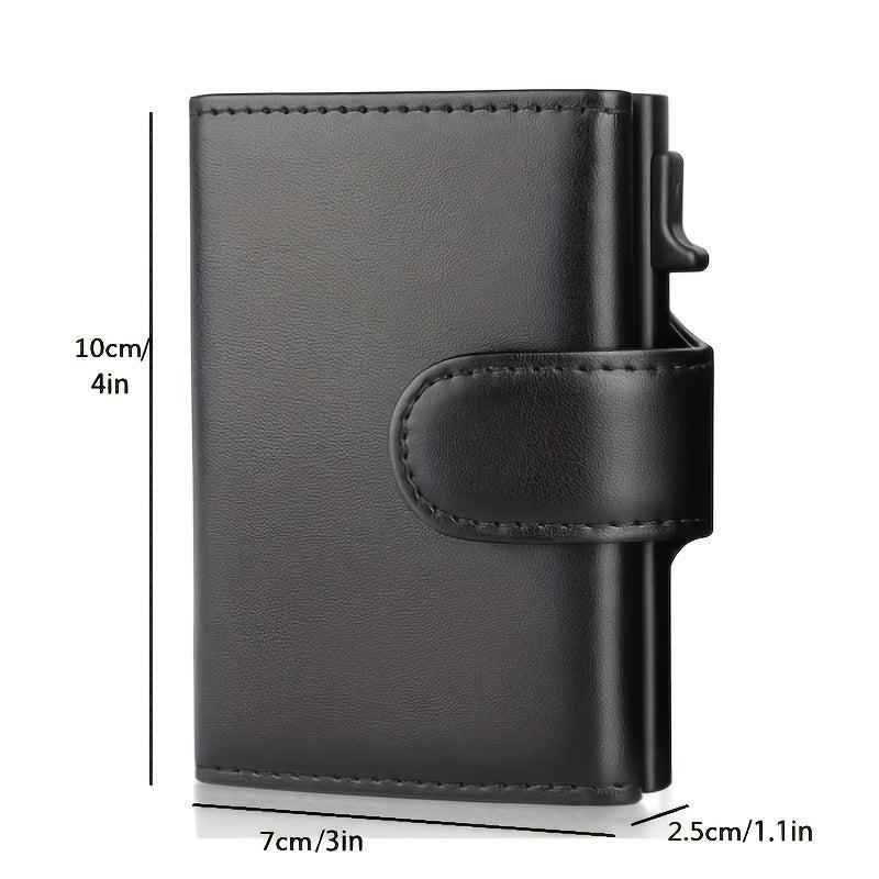 Men's Leather Card Holder RFID Blocking Coin Purse