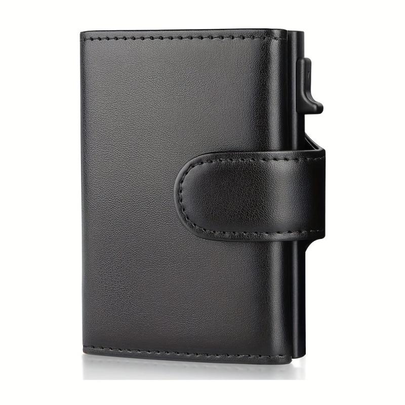 Men's Leather Card Holder RFID Blocking Coin Purse