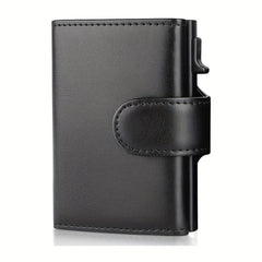 Men's Leather Card Holder RFID Blocking Coin Purse