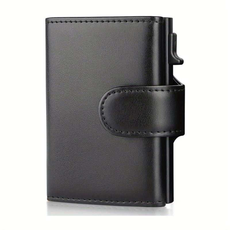 Men's Leather Card Holder RFID Blocking Coin Purse