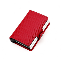 Double Layer Credit Card Box Anti Degaussing Automatic Card Bag Wallet
