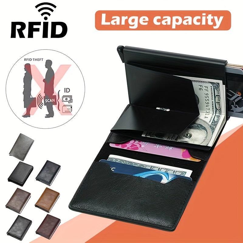 Anti Theft Casual Men's Cards Bag In Wallet