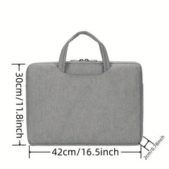 Waterproof Laptop Business Briefcase Grey Handbag