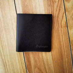 Men's Short PU Leather Billfold Wallet