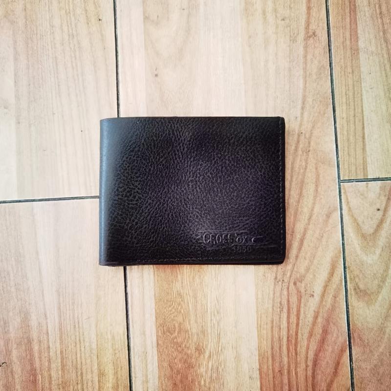 Men's Short PU Leather Billfold Wallet