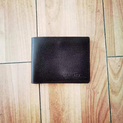 Men's Short PU Leather Billfold Wallet