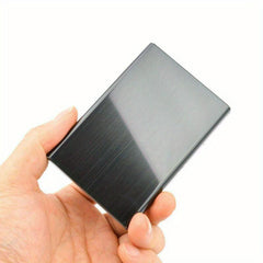 Men's Stainless Steel RFID Blocking Credit Card Holder Slim