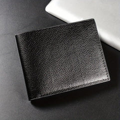 Cowhide Driver's Wallet & Card Bag with ID Holder