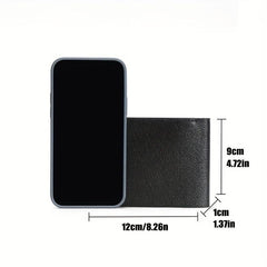 Cowhide Driver's Wallet & Card Bag with ID Holder