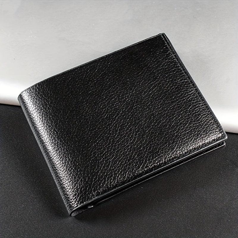 Cowhide Driver's Wallet & Card Bag with ID Holder