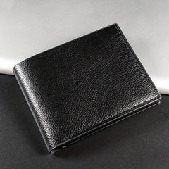 Cowhide Driver's Wallet & Card Bag with ID Holder