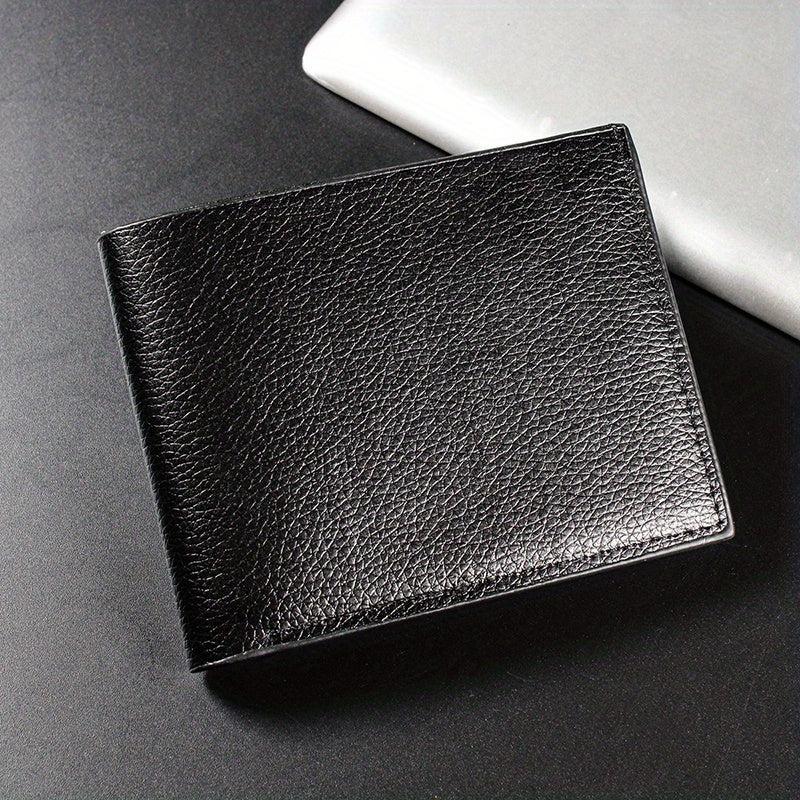 Cowhide Driver's Wallet & Card Bag with ID Holder