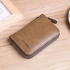 Men's PU Leather Card Holder Wallet Organ