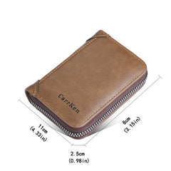 Men's PU Leather Card Holder Wallet Organ