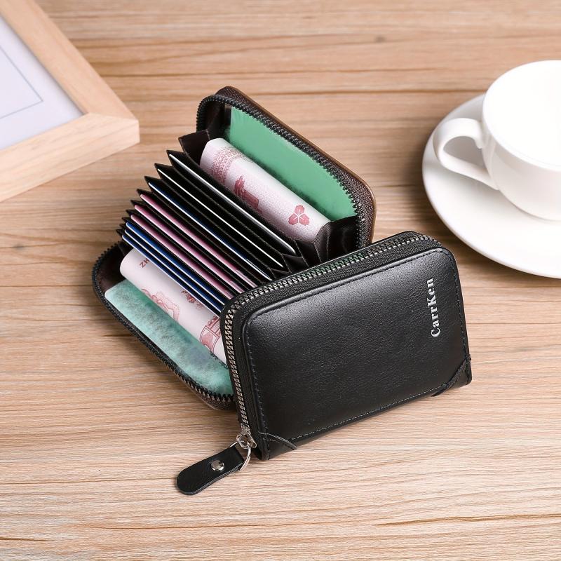 Men's PU Leather Card Holder Wallet Organ