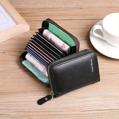 Men's PU Leather Card Holder Wallet Organ