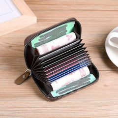 Men's PU Leather Card Holder Wallet Organ
