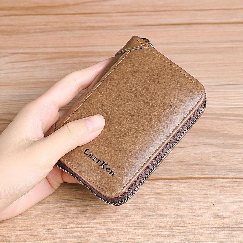 Men's PU Leather Card Holder Wallet Organ