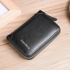 Men's PU Leather Card Holder Wallet Organ