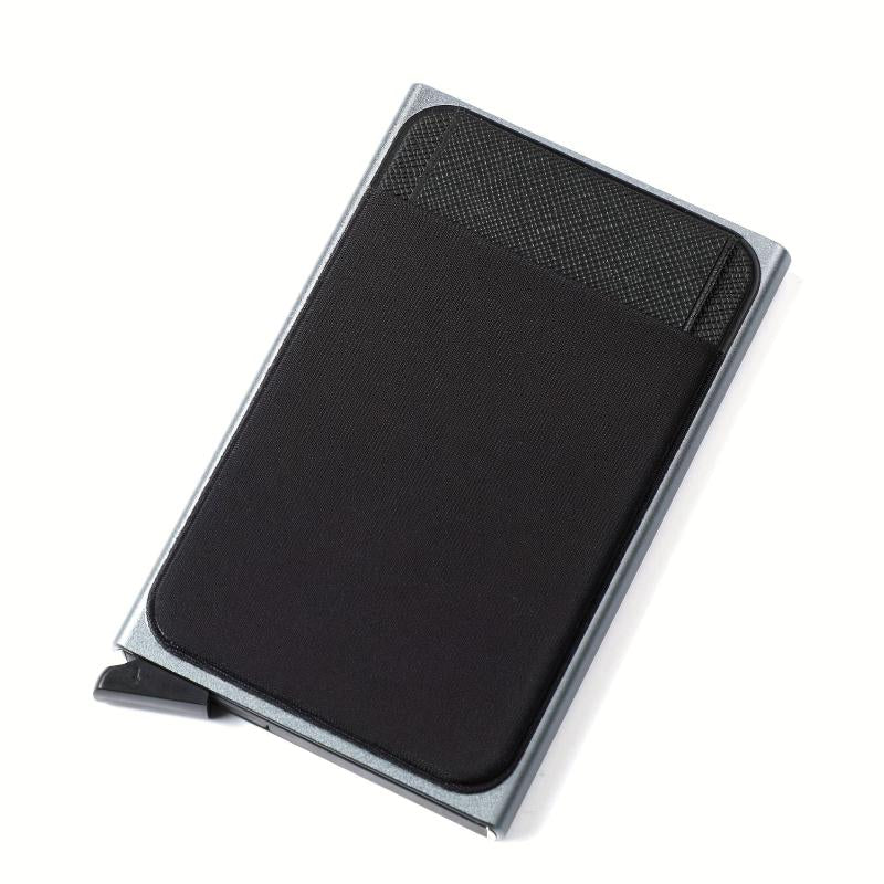 RFID Blocking Card Holder Aluminum Alloy Pop-up Credit Card Holder