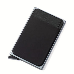 RFID Blocking Card Holder Aluminum Alloy Pop-up Credit Card Holder