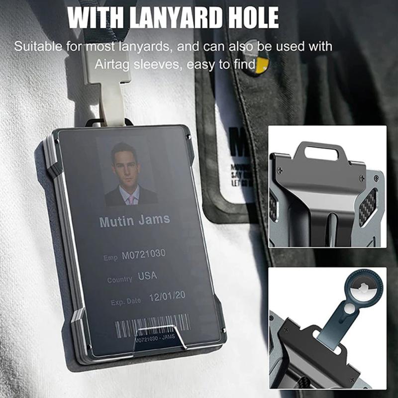 RFID Blocking Card Holder Wallet Money Clip