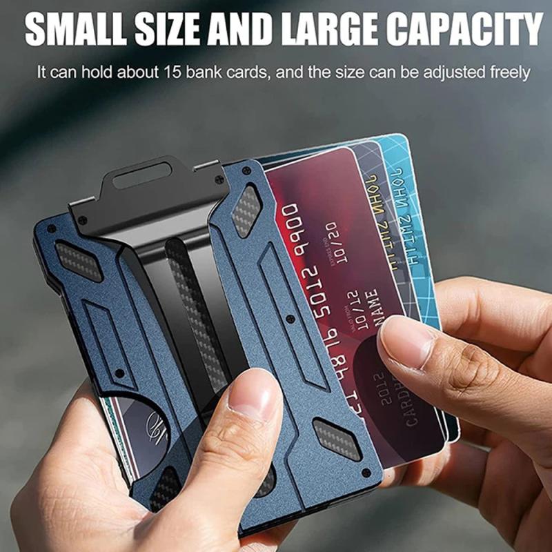 RFID Blocking Card Holder Wallet Money Clip