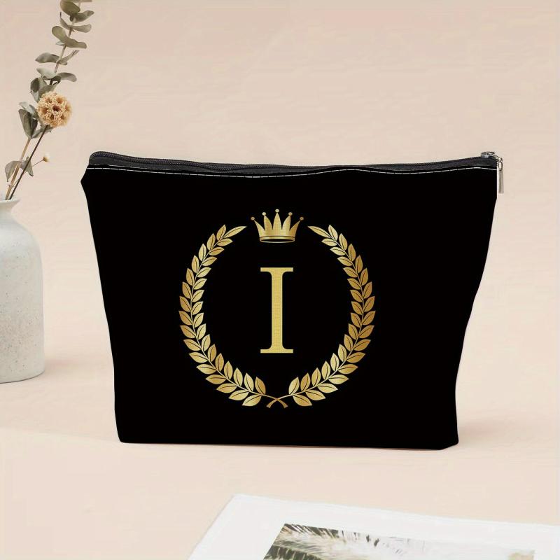 Letter Graphic Mini Wallet Coin Pouch
