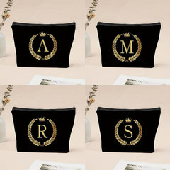Letter Graphic Mini Wallet Coin Pouch