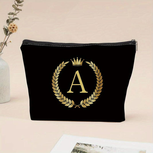 Letter Graphic Mini Wallet Coin Pouch
