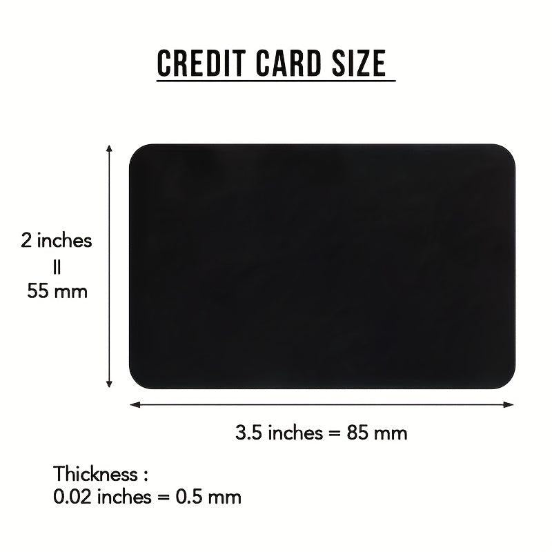 Engraved Aluminum Wallet Insert Card for Husband - Love Note from Wife