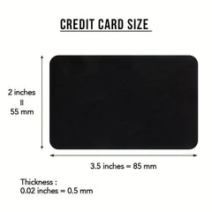 Engraved Aluminum Wallet Insert Card for Husband - Love Note from Wife