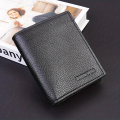 Men's Soft PU Leather Short Wallet Card Holder