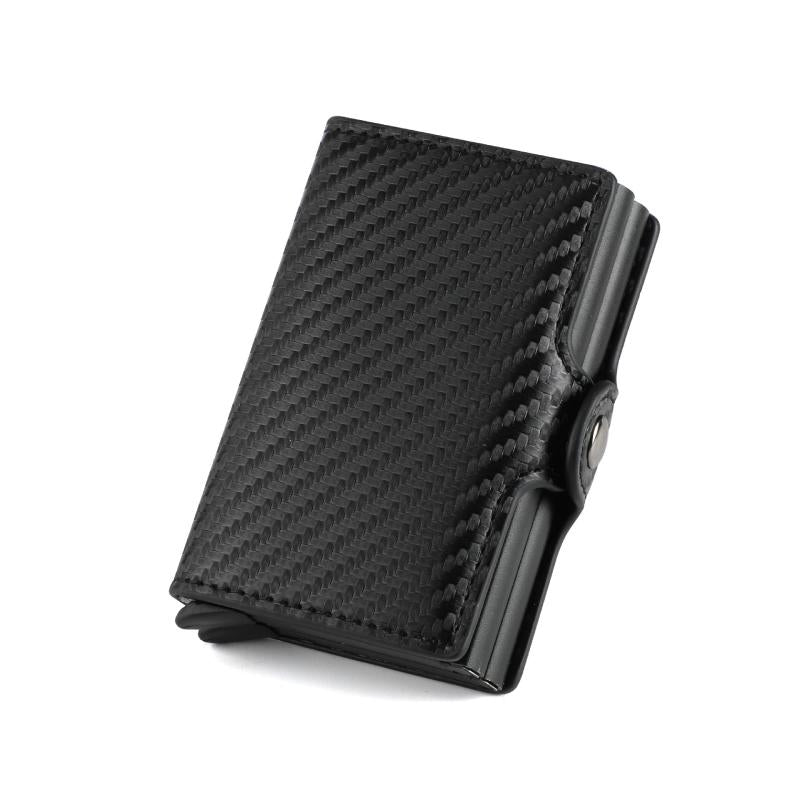 Carbon Fiber Men's Wallet RFID Anti theft Slim Wallet