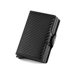 Carbon Fiber Men's Wallet RFID Anti theft Slim Wallet